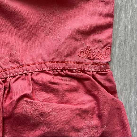 Diesel pants with button flare bottoms, girls size 7 - Picture 6 of 6